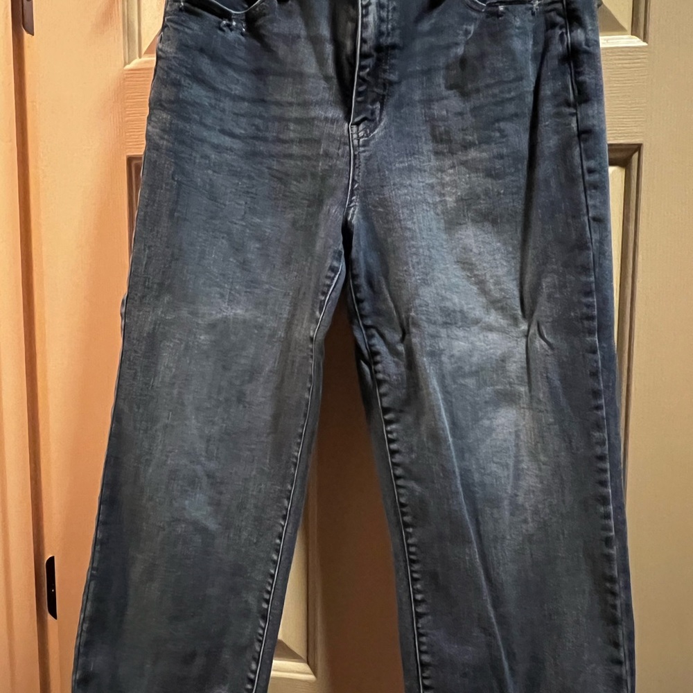 Judy Blue Women's Crop Wide Leg Jeans